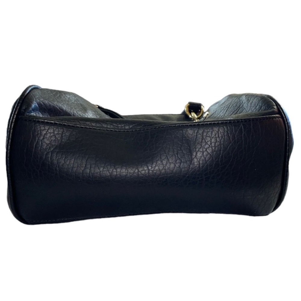 Juicy Couture Mini Black Satchel Mini Purse Handbag Faux Snake texture Crossbody - Picture 11 of 15